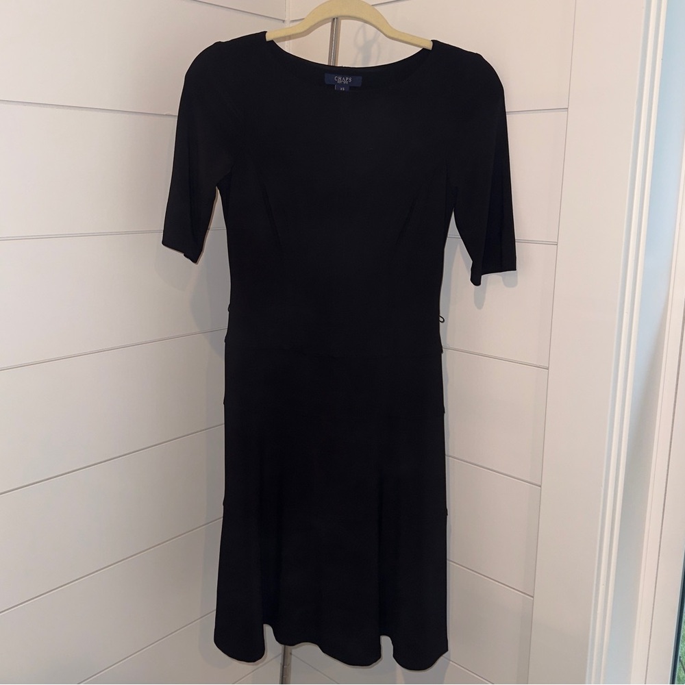 Chaps black dress